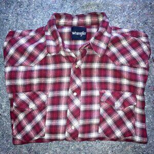 Vintage Wrangler Flannel Shirt